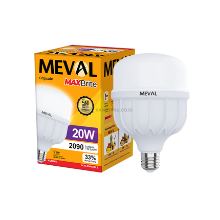 Lampu LED MEVAL Capsule MaxBrite 20W Teknologi Modern
