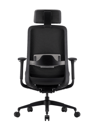 Ergonomic office chair FIRM dengan sandaran fleksibel dan adjustable seat. Tersedia di Kantorku.