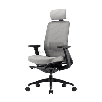Kursi kantor ergonomis modern FIRM untuk kenyamanan kerja jangka panjang. Tersedia di Kantorku.co.id