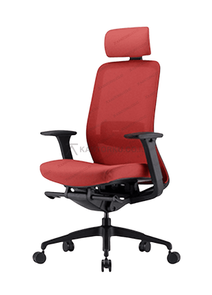 Kursi FIRM ergonomis menjaga postur tubuh ideal saat bekerja. Tersedia di Kantorku.co.id.