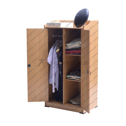 Lemari pakaian minimalis Big Panel LA413 berbahan particle board berkualitas kantorku.co.id