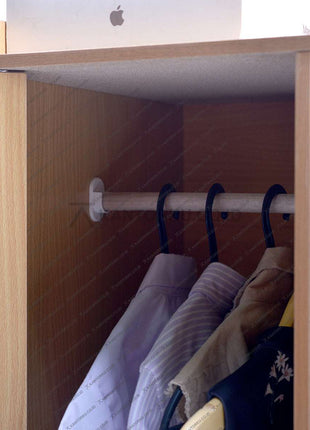 Lemari 2 pintu Big Panel LA413 modern praktis untuk pakaian kantorku.co.id