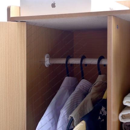 Lemari 2 pintu Big Panel LA413 modern praktis untuk pakaian kantorku.co.id