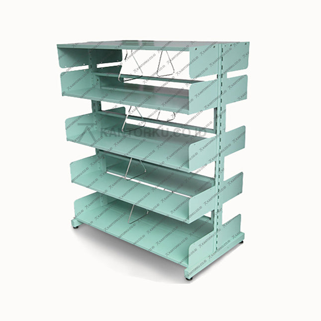 Rak arsip Alba Metal LB 1505 DB ideal untuk kantor dan perpustakaan, tersedia di KANTORKU.