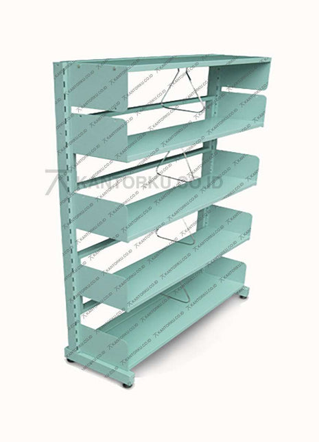 Rak arsip single rack Alba Metal LB 1505 SB dengan 5 tingkat susun – kantorku