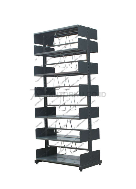 Rak penyimpanan besi kokoh Alba Metal LB 2205 DB untuk kantor dan perpustakaan – kantorkudotcodotid