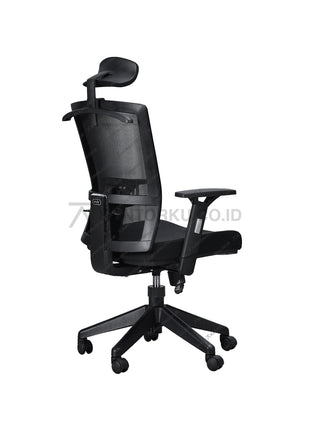 Kursi kantor Savello Legacy HT1 menghadirkan kenyamanan luar biasa dengan desain ergonomis, fitur Tilting Control fleksibel, dan tampilan elegan di kantorku.co.id.