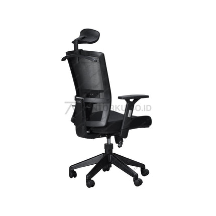 Kursi kantor Savello Legacy HT1 menghadirkan kenyamanan luar biasa dengan desain ergonomis, fitur Tilting Control fleksibel, dan tampilan elegan di kantorku.co.id.