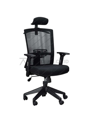 Kursi kantor Savello Legacy HT1 bergaya elegan dengan sandaran tangan nyaman, fitur Tilting Control, dan desain profesional untuk ruang kerja modern di kantorku.co.id.