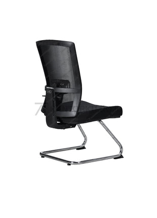 Kursi kerja Savello Legacy VA ergonomis dengan rangka chrome metal kuat dan tampilan elegan Kantorku.co.id
