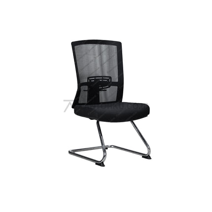 Kursi rapat Savello Legacy VA modern berbahan chrome metal kokoh dan tampilan profesional Kantorku.co.id