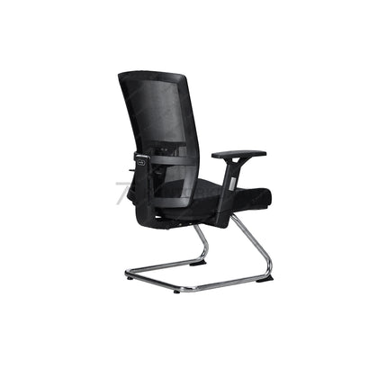 Kursi kerja Savello Legacy VT1A ergonomis dengan rangka chrome metal kuat dan tampilan elegan Kantorku.co.id