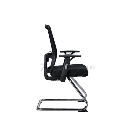 Kursi kantor Savello Legacy VT1A dengan desain ergonomis dan kaki cantilever berkilau Kantorkudotcodotid