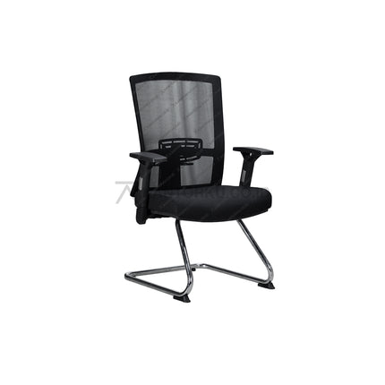 Kursi rapat Savello Legacy VT1A modern berbahan chrome metal kokoh dan tampilan profesional Kantorku.co.id