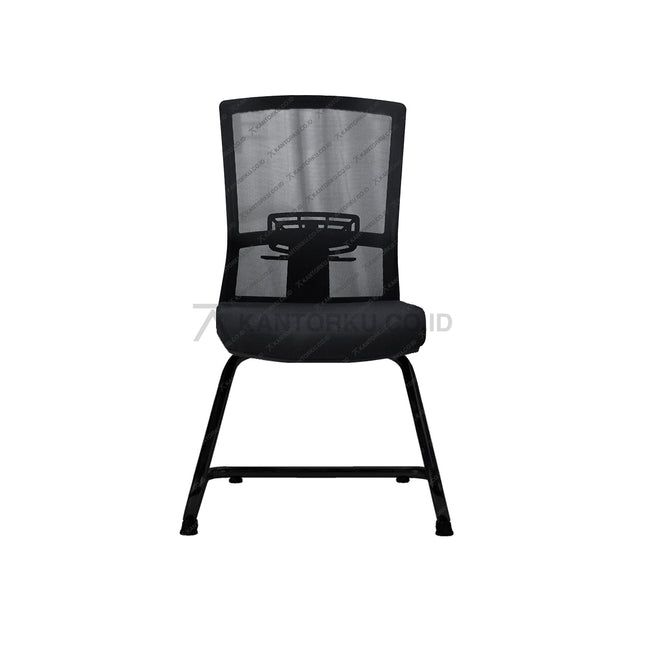 Kursi hadap Savello Legacy V elegan dengan kaki cantilever powder coating dan desain ergonomis Kantorku