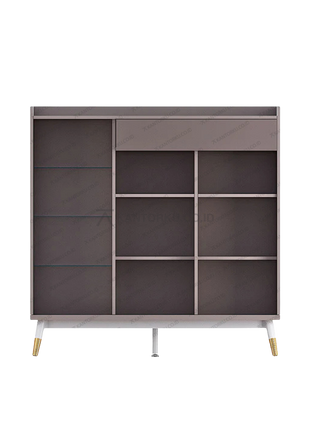 Kabinet CB Volare 120-02 kombinasi warna Colt Beige dan Pastel Grey elegan – Tersedia di Kantorku.co.id