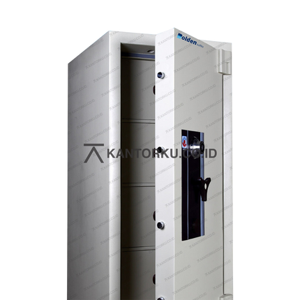 brankas tahan api desain profesional dengan bolt baja 25 mm — kantorku.co.id