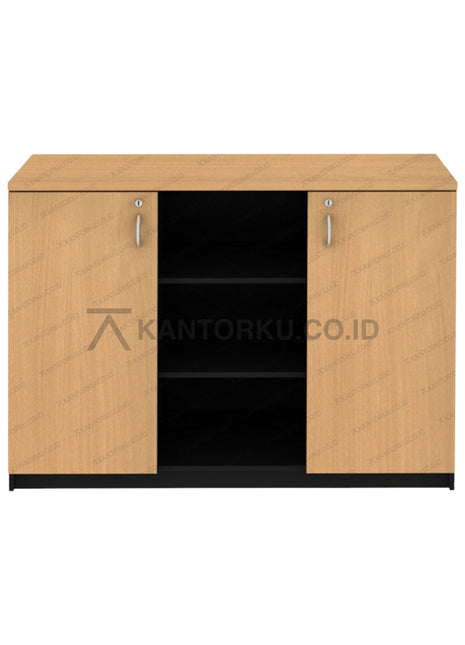 Lemari kantor Expo MTB 3092 dengan rak terbuka di tengah – kantorku.co.id