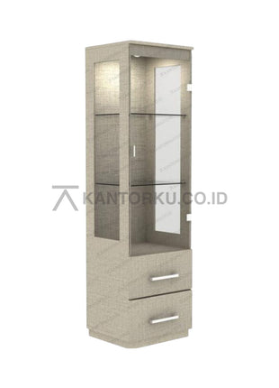 Lemari display Expo DC1502 dengan pencahayaan LED modern – Kantorku.co.id