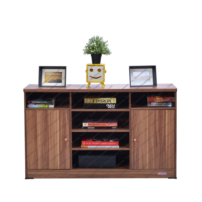 Rak serbaguna Big Panel LH 803 minimalis dengan rak terbuka dan tertutup kantorku.co.id