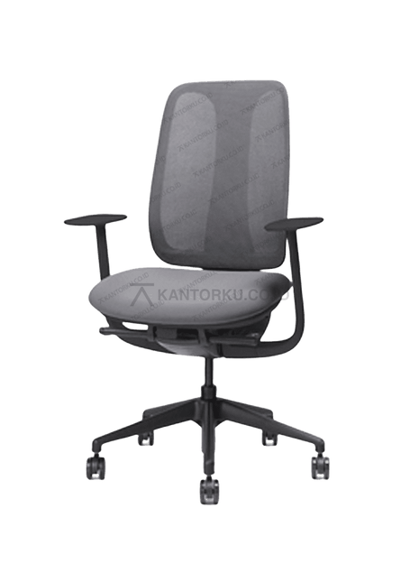 Ergonomic chair FIRM LIBRA menjaga postur tulang belakang tetap ideal. Tersedia di Kantorku.co.id