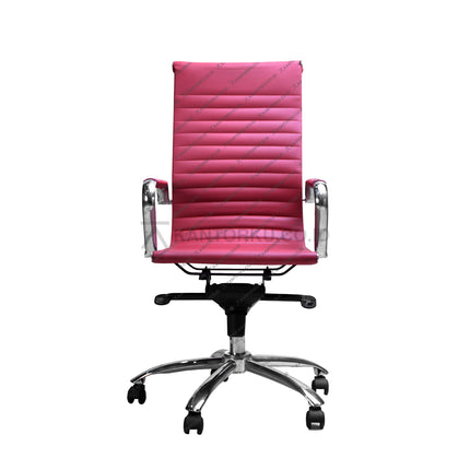 Kursi Kantor Ergonomis - Kursi Kerja desain Minimalis - Kursi Staff - Kursi Karyawan - kursi dengan roda, sandaran lengan, dan tuas hidrolik - KANTORKU