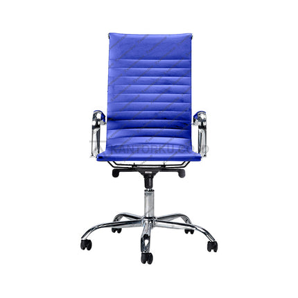 Kursi Kantor Ergonomis - Kursi Kerja desain Minimalis - Kursi Staff - Kursi Karyawan - kursi dengan roda, sandaran lengan, dan tuas hidrolik - KANTORKU