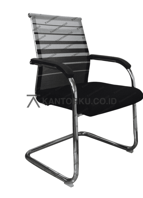 Kursi Kantor Lunar LKH 02 dengan kaki cantilever modern dan ergonomis – KANTORKU