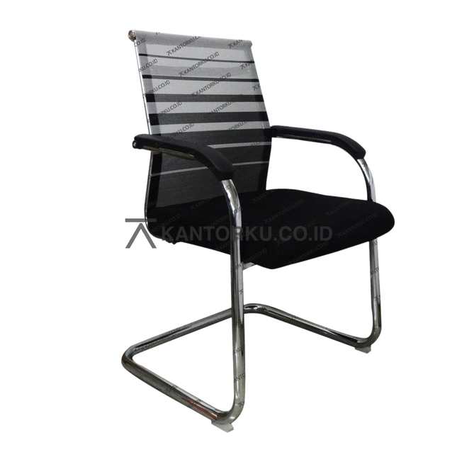 Kursi Kantor Lunar LKH 02 dengan kaki cantilever modern dan ergonomis – KANTORKU