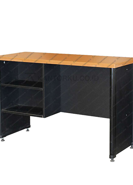 Meja Lunar Tipe LMK berbahan partikel board desain elegan – KANTORKU