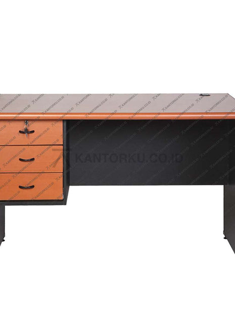 Meja Kantor Lunar Tipe LMK 1275 L3 berbahan partikel board berkualitas – KANTORKU