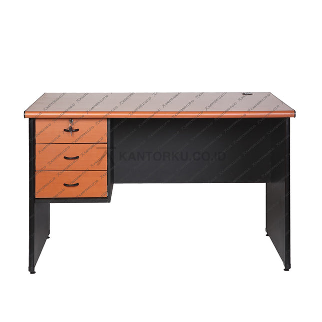 Meja Kantor Lunar Tipe LMK 1275 L3 berbahan partikel board berkualitas – KANTORKU