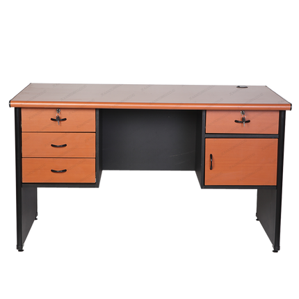 Meja Kantor Lunar LMK 1475 L31P Particle board kokoh untuk ruang kerja