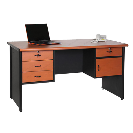 Meja Kantor Lunar LMK 1475 L31P Sistem knockdown praktis mudah dirakit