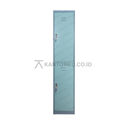Lemari loker besi Lion Metal L 552 dua pintu tersedia di Kantorku