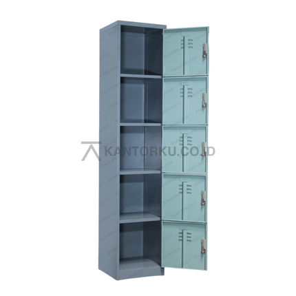 Loker besi 5 pintu Lion Metal L 555 ada di kantorkudotcodotid