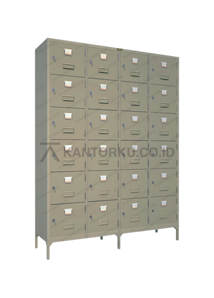 Locker Elite EL466 GD4K loker besi tahan karat dengan finishing powder coating – kantorkudotcodotid