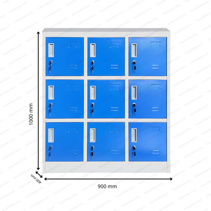 Locker Besi Kozure KL-9SW loker besi 9 pintu