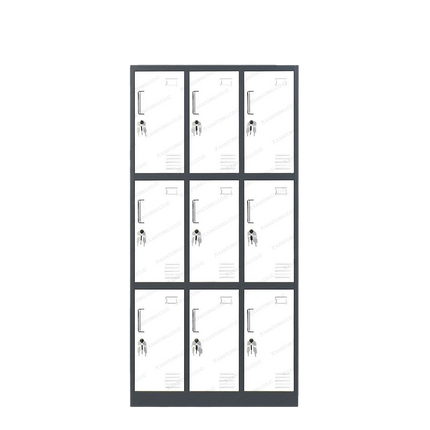 Locker Uno UL-09 9 Pintu Besi kokoh untuk penyimpanan barang pribadi
