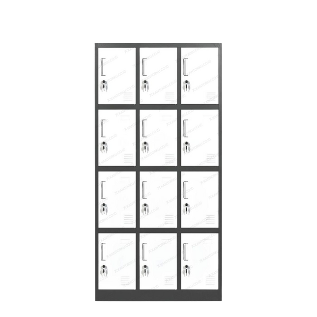 Locker Uno UL-12 12 Pintu Besi kokoh untuk penyimpanan barang pribadi