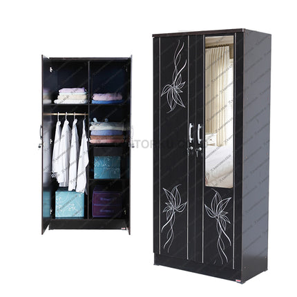 Lemari minimalis modern ukuran 80 x 40 x 182 cm untuk ruangan kecil – KANTORKU.CO.ID