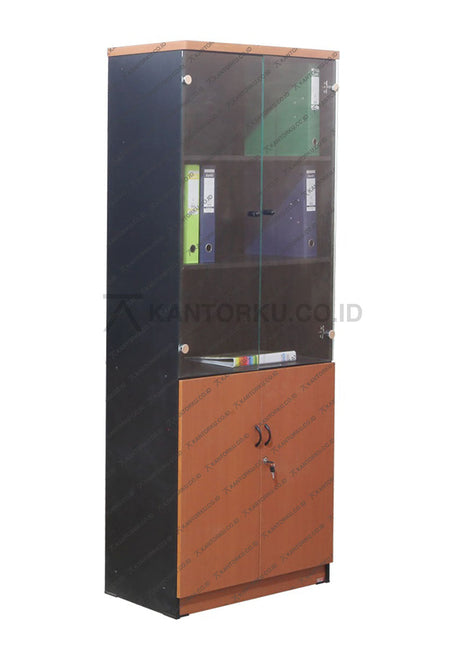 Rak buku arsip Lunar LRT 201 dengan pintu panel bawah – KANTORKU