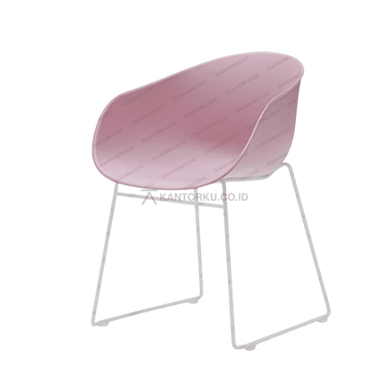 Kursi café FIRM Lumi bergaya minimalis dengan warna cerah. Tersedia di Kantorku.co.id.