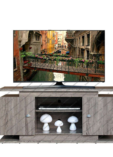 Rak TV minimalis Lunar LVR 126 warna oak – KANTORKU