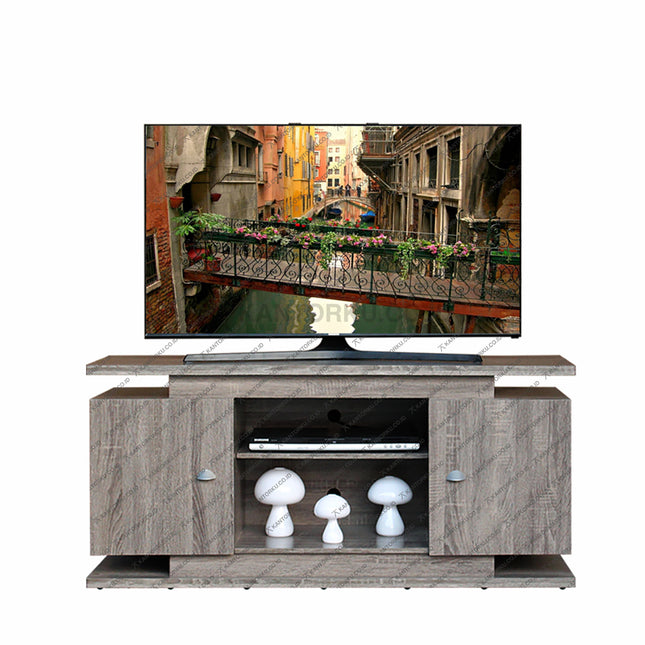Rak TV minimalis Lunar LVR 126 warna oak – KANTORKU