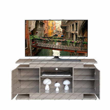 Meja TV modern dengan desain natural elegan – KANTORKU.CO.ID