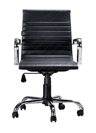 Kursi kantor Ergotec LX 807 PR ergonomis dengan sandaran lengan chrome dan tampilan modern Kantorku.co.id