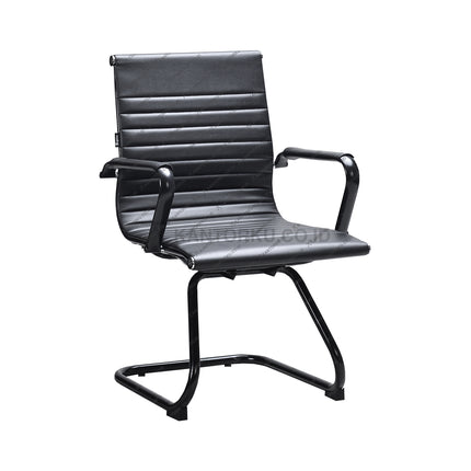 Kursi rapat Ergotec LX 807U Black ergonomis dan nyaman untuk ruang meeting profesional Kantorku.co.id