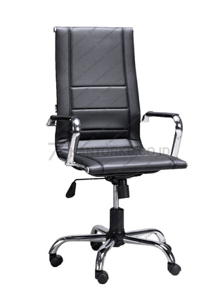 Kursi kantor Ergotec LX 908 TR ergonomis dengan fitur tilting control dan sandaran lengan chrome Kantorku.co.id
