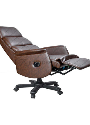 Kursi kerja premium Ergotec LX 961 W7 dengan fitur sandaran kaki fleksibel dan desain mewah Kantorku.co.id